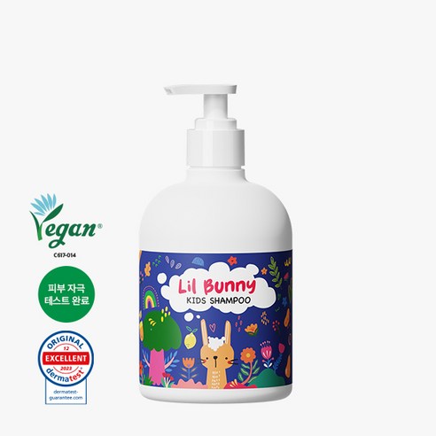 와프랩 릴 바니 키즈 샴푸, 1개, 500ml