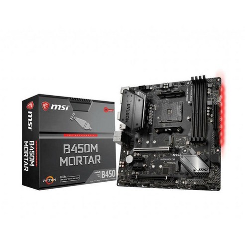 MSI MAG B450M AMD MORTAR 박격포 맥스 메인보드, 1개