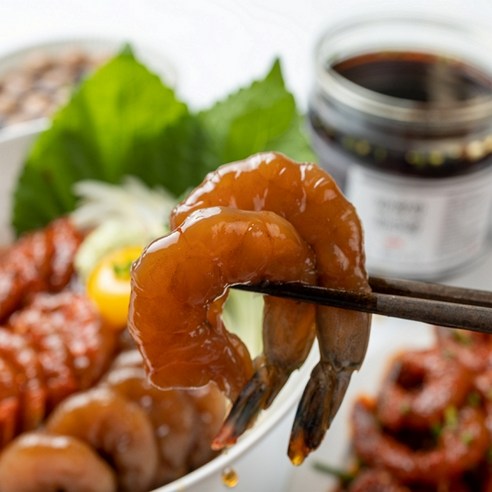 까졌다새우장 불타는새우장 400g 1kg (깐새우장)간장/양념/매운양념, 매운새우장, 1개