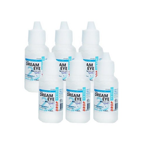 렌즈습윤제 드롭 드림아이 히알루론산 렌즈습윤액, 6개, 13ml