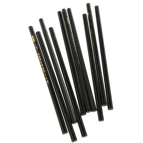 재단사 재봉 양재를 위한 10 조각 지울 수 있는 직물 표하기 연필 도구, 블랙, 나무