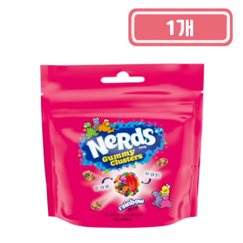 너즈 구미 클러스터 레인보우, 45g, 1개