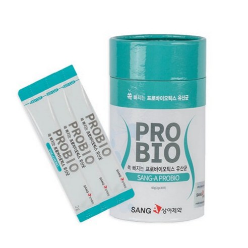 상아제약 쏙 빠지는 프로바이오틱스 유산균 2g x 30포, 10개, 60g