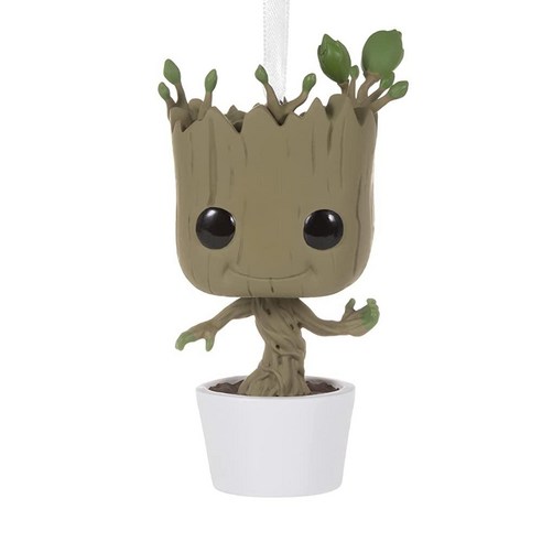 Hallmark 마블 가디언즈 오브 갤럭시 그루트 Funko POP! 크리스마스 오너먼트 레진 282974, Groot Funko Pop!