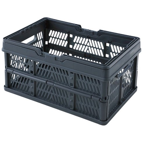마켓비 KONTINO 폴딩바스켓, 원톤네이비, 18L, 1개