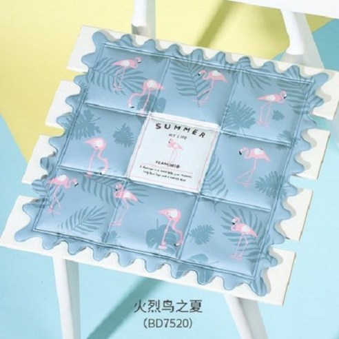[다나에]통기 아이스 패드 냉각 젤 무 물 콜 패트, 다크 그레이 플라밍고
