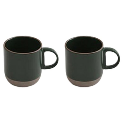 에라토 국산 포슬 데일리 머그컵 300ml, 웜우드, 2개