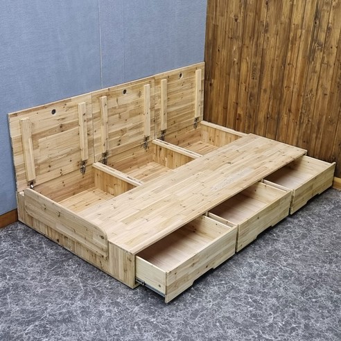 편안하고 세련된 원목수납침대를 통해 꿈처럼 편안한 수면을 누리세요.
