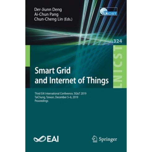 Smart Grid and Internet of Things: Third Eai International Conference Sgiot 2019 Taichung Taiwan ... Paperback, Springer
