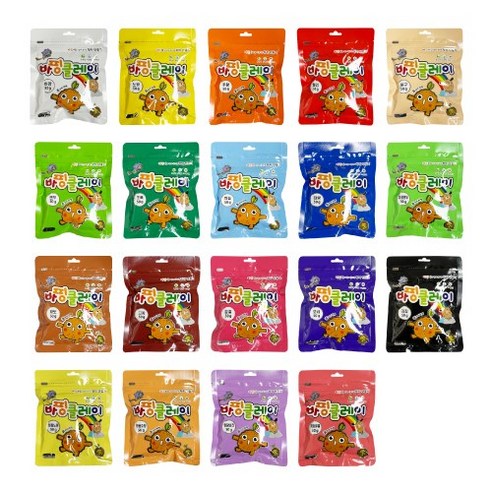 바핑클레이50g 19색상(대한클레이), 빨강