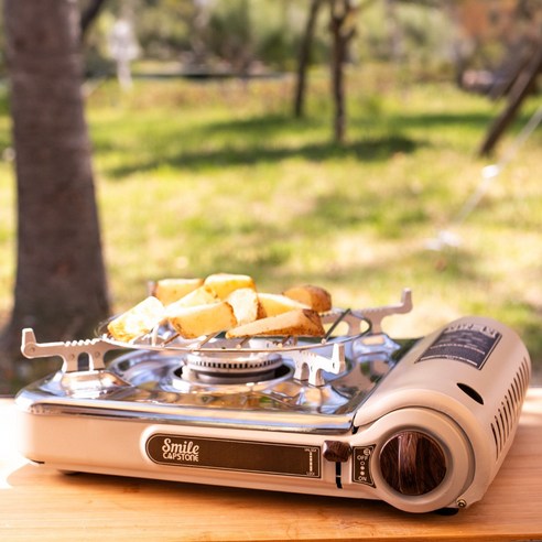 감성적인 캠핑을 완성하는 캡스톤 스마일 200 샌드베이지 캠핑버너