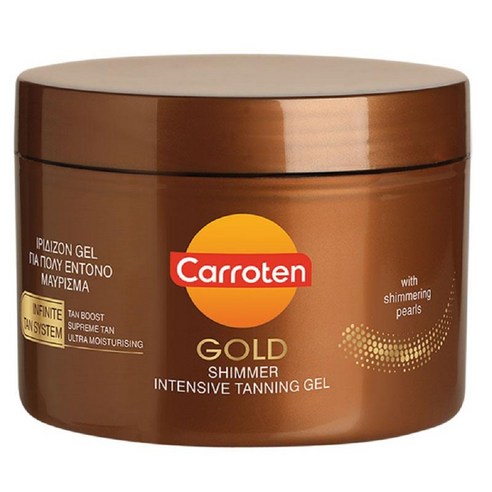 Carroten Gold Shimmer Intensive Tanning Gel 150ml 호주 유럽 히트 테닝젤 카로텐 골드쉬머 인텐시브 테닝 젤, 1개