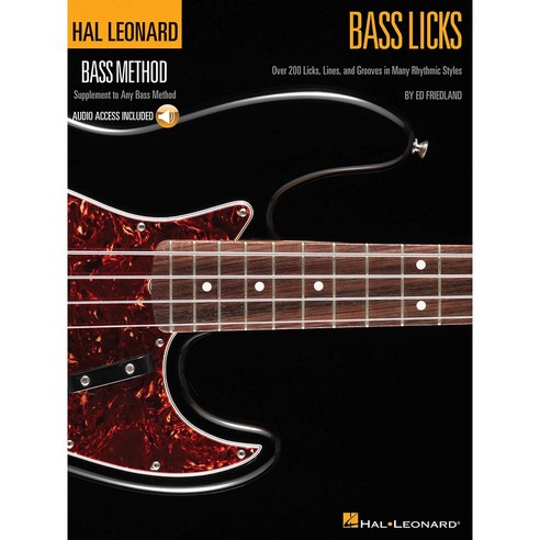 Bass Licks 베이스 릭 교본 (음원포함) Hal Leonard 할 레오나드