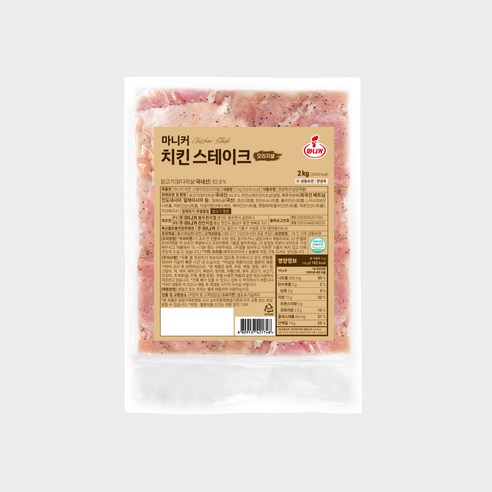 마니커 오리지널 치킨 스테이크 (냉동), 1개, 500g