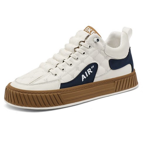 와이지엘 남성용 가죽 스니커즈 사계절용 트렌드 미끄럼방지 런닝화 패션 스니커즈 운동화