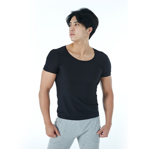 지앙카 티안나는 남자 어깨뽕 티셔츠 보정 패드
