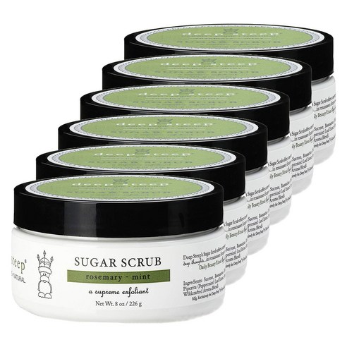 딥스팁 슈가 스크럽, 226g, Rosemary - Mint, 6개