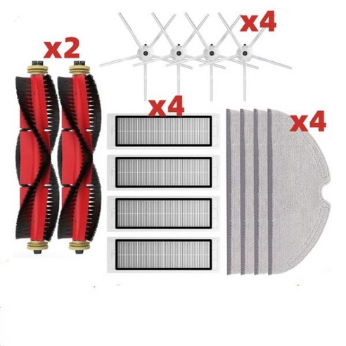 가성비 로봇 청소기 진공 부품 액세서리 Roborock S5 S50 S502 S55 S6 Pure E4 for 1S SDJQR01RR 160291, AS SHOW 22