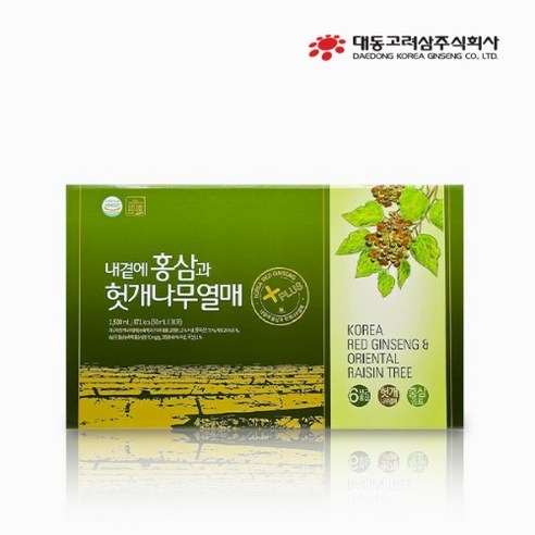 내곁에 홍삼과 헛개나무열매, 1.5L, 1박스