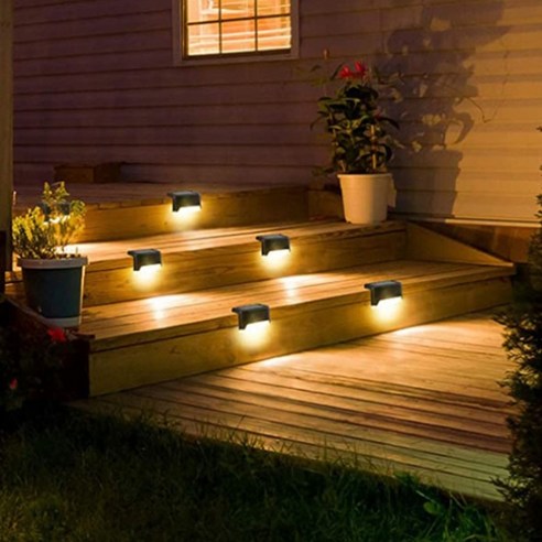 고란 LED 태양광 정원등 전구 태양열 가로등 경관조명, 황색빛