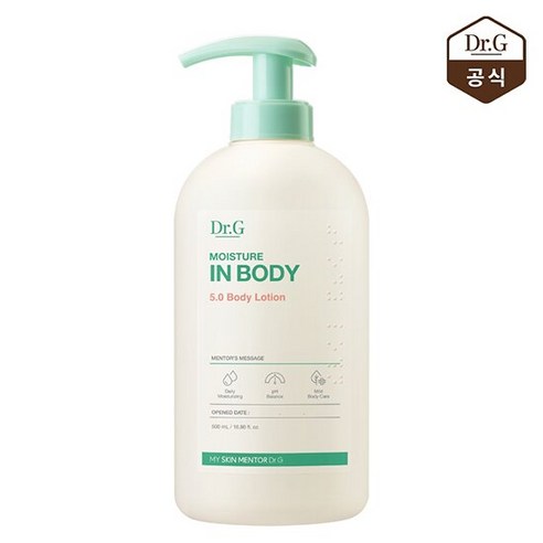 고운세상 닥터지 [닥터지] 모이스처 인 바디 5.0 바디로션 500ml, 1개