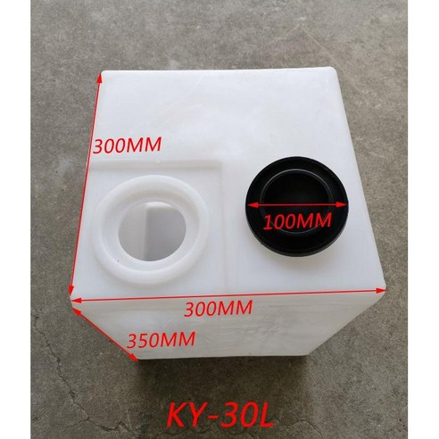 물통 40리터 생수통 농업용 10L 오수받이 대형 PE 말통 청수통 캠핑카 물탱크, 사각 50L