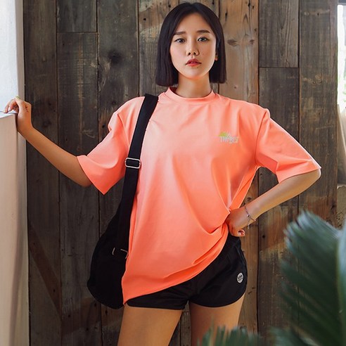 베라프 커플 반팔 래쉬가드 남녀공용