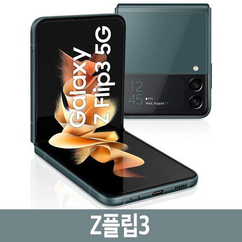 삼성 갤럭시 Z플립 Z플립2 Z플립3 Z플립4 256GB 중고 중고폰 공기계 리퍼폰 3사호환가능, Z플립3 그린