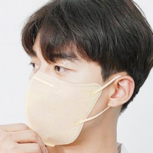 푸름마스크 새부리형 덴탈마스크 일회용 컬러 국산 여름용 50매입, 1개, 아이보리