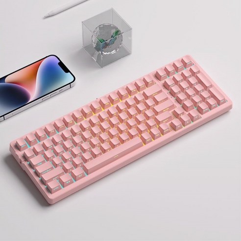 OEM 컬러 측각LED 키캡 LED투과 5가지컬러 ABS 이중사출 미니배열호환 (131키), 핑크 OEM 컬러 측각LED 키캡 LED투과 5가지컬러 ABS 이중사출 미니배열호환 (131키), 핑크