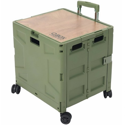 큐코리아 프리미엄 L 뚜껑수납형 접이식 카트: 일상을 편리하게 디자인하다 폴딩카트