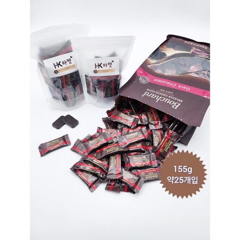 벨기에 부샤드 다크초콜릿, 155g, 1개
