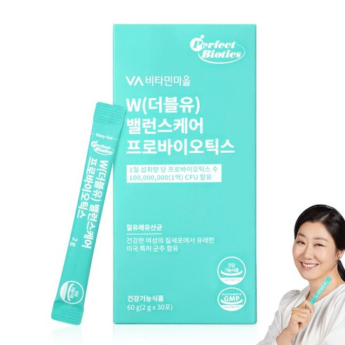 비타민마을 더블유 밸런스케어 프로바이오틱스 질 유래 유산균