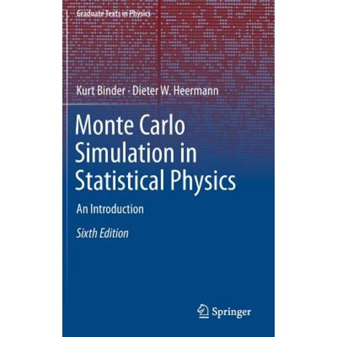 (영문도서) Monte Carlo Simulation in Statistical Physics: An Introduction Hardcover, Springer, English, 9783030107574