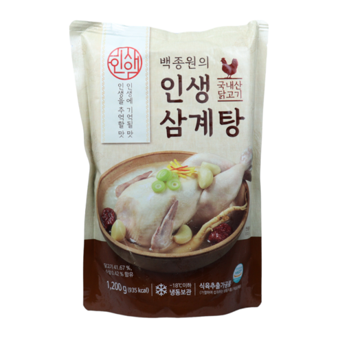 인생 삼계탕 백종원의 인생삼계탕 1.2kg 1.2kg