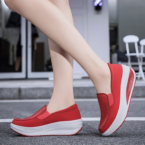 POMTOR 여성 캐주얼 키높이 스니커즈 4.5cm