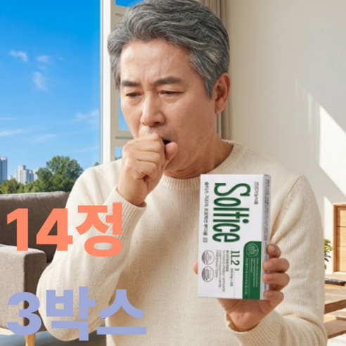 기관지 프로텍션,솔티스,루디콜,800mg,14정,3ea