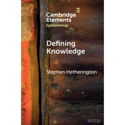 (영문도서) Defining Knowledge: Method and Metaphysics Paperback, Cambridge University Press, English, 9781009095136