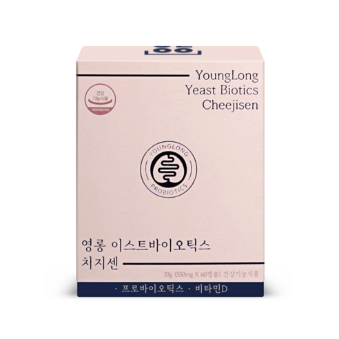 영롱 이스트바이오틱스 치지센 유산균 건강기능식품 (부원료) 헤스페리딘 600mg, 60정, 1개