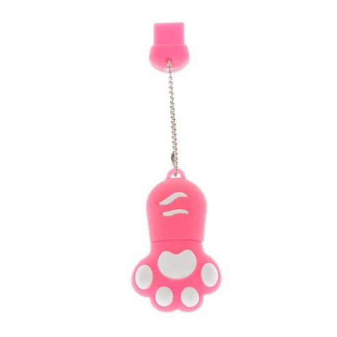 고양이 발 U 디스크 8GB 16GB 32GB USB2.0 플래시 메모리 스틱 펜 드라이브 스토리지, 핑크