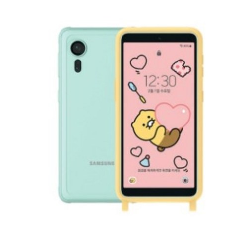 카카오 with 춘식이 엑스커버5 SM-G525 공신폰 공기기 미사용 새제품, 민트