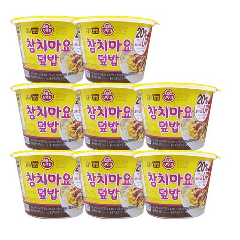 <올따옴> 오뚜기 맛있는 컵밥 참치마요덮밥 247g 8입, 8개