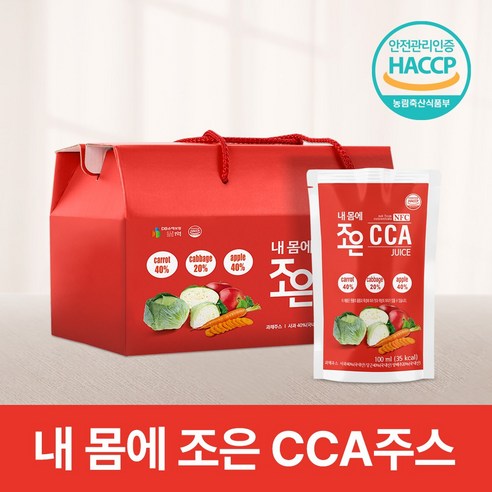 내몸에 조은 CCA주스 선물용 30포, 30개, 100ml