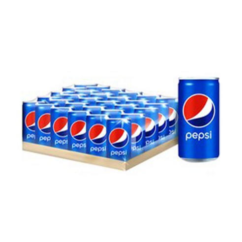 펩시 콜라 캔음료 탄산음료, 250ml, 24개