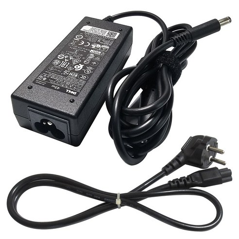 델 정품 45w 19.5V 2.31A 45W 노트북 충전기 어댑터 외경 4.5mm 센터핀 HA45NM140 3구전원케이블포함, 1개