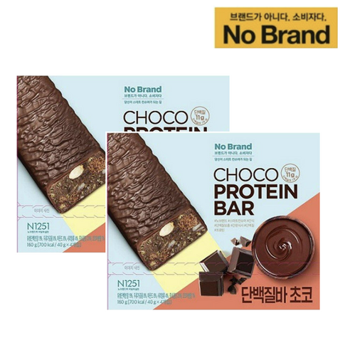 노브랜드 단백질바 160g 1개 씽크프로틴바 노브랜드 단백질바 160g 1개 씽크프로틴바