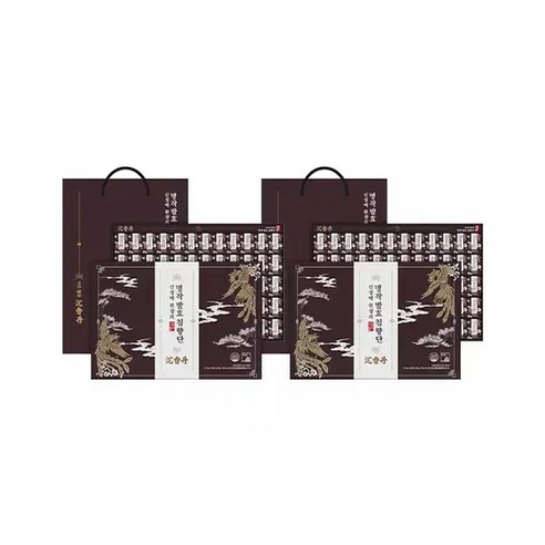 신정애 명작 발효 침향단 3.75g 60환 + 쇼핑백 2개