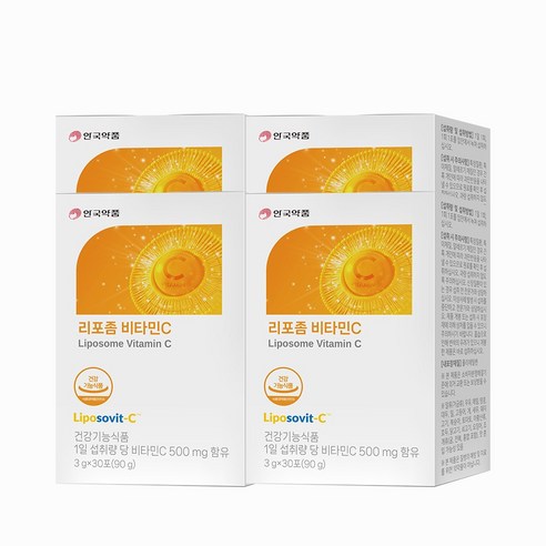 안국약품 리포좀 비타민C 30p, 30회분, 4박스