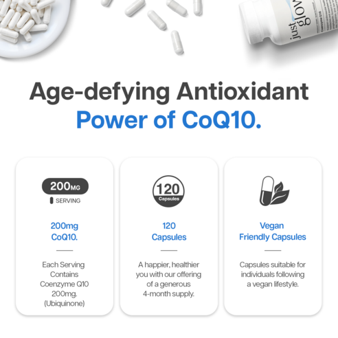 세포 에너지 활성화로 되찾는 활력, 저스트글로우 코큐텐