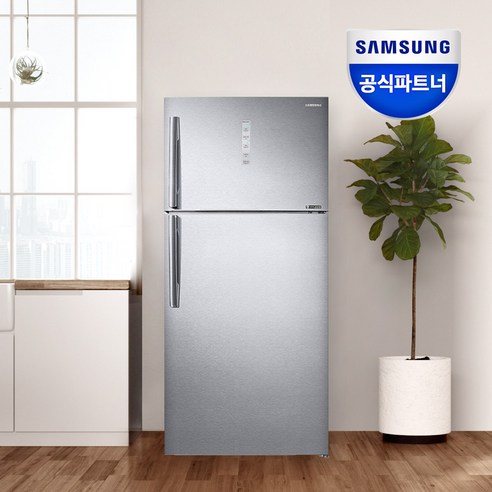 삼성 냉장고 600리터 일반형 RT62A7049S9 2도어 대용량 사무실 대형 스마트 615L, 리파인드 이녹스 실버